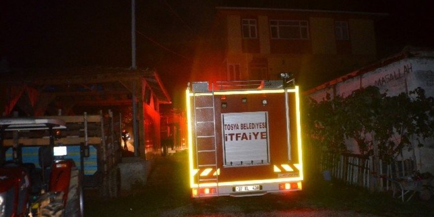 Samanlık yangınında bir aile ölümden döndü