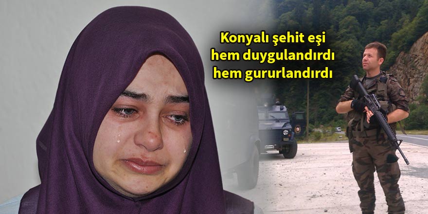Konyalı şehidin eşinden yoksullar için anlamlı çağrı