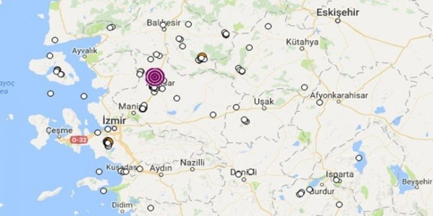 Akhisar’da 3.9 şiddetinde deprem oldu