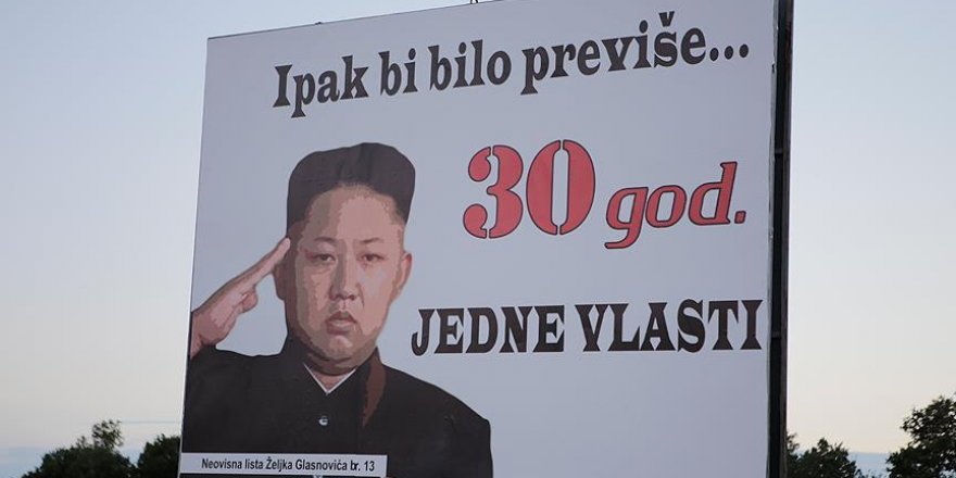 Bosna Hersek'te yerel seçim öncesi ilginç afişler