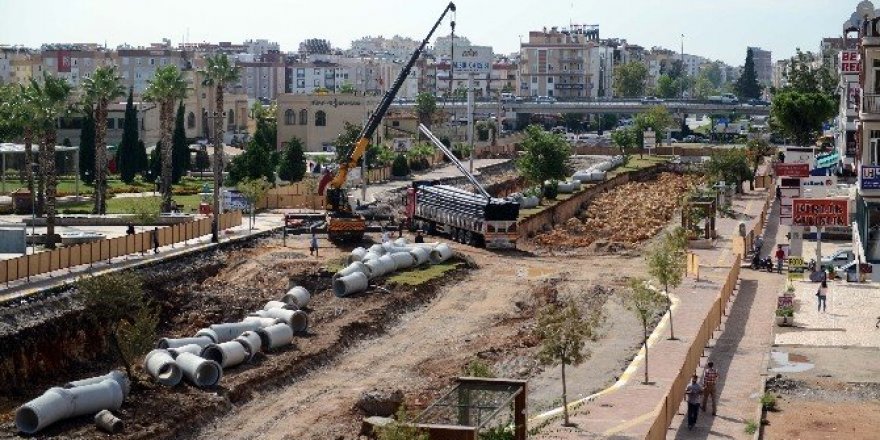 45 milyon liralık Düden Katlı Kavşağı çalışmaları devam ediyor