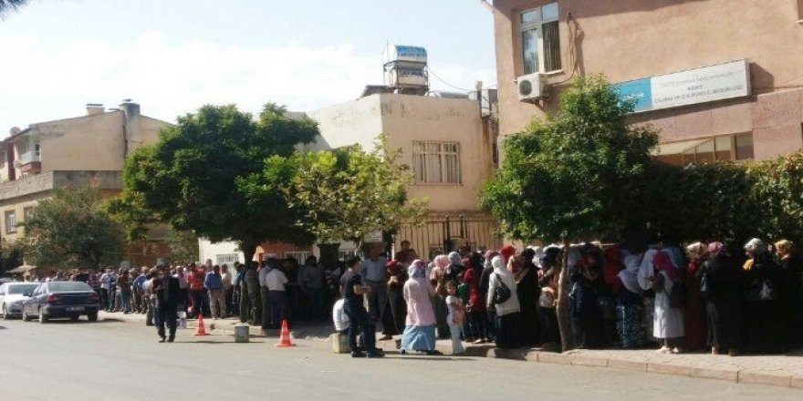 Siirt’te geçici iş izdihamı