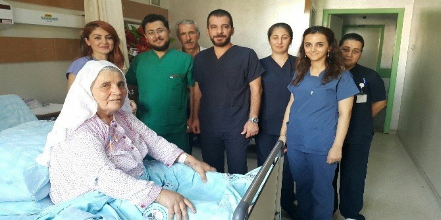 Akciğer yırtığı olan hasta sağlığına kavuştu