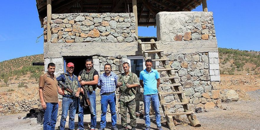 PKK terörüne karşı nöbet tutan korucu babalar