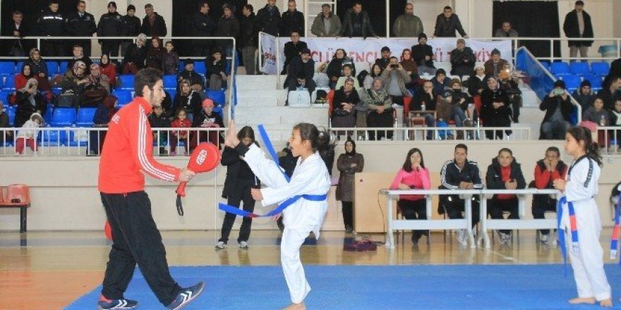 Karaman’da üçüncü dönem tekvando kuşak sınavı yapıldı