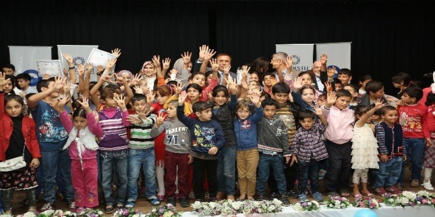Canik’ten yabancı çocuklara Türkçe belgesi