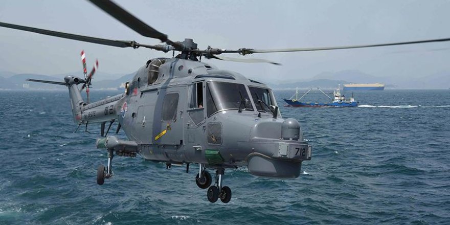 Güney Kore'de askeri helikopter düştü