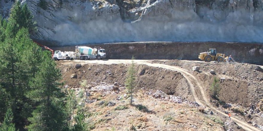 Alacabel tünelindeki yapım çalışmaları sürüyor