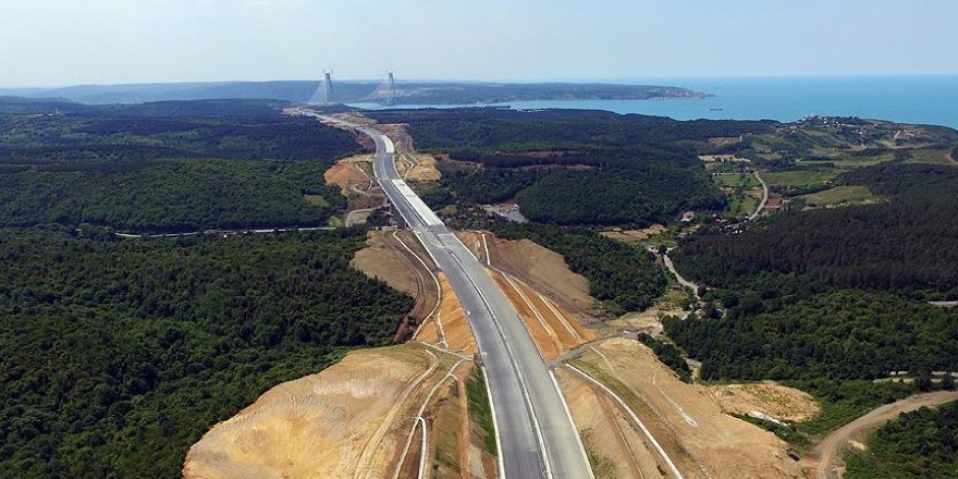 Kuzey Marmara Otoyolu güzergahına 604 bin fidan
