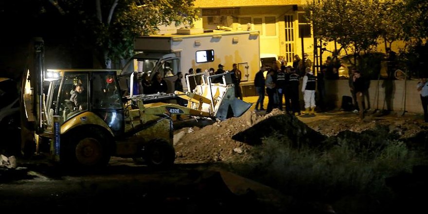 Üsküdar'da tabancaların bulunduğu alanda kazı başlatıldı