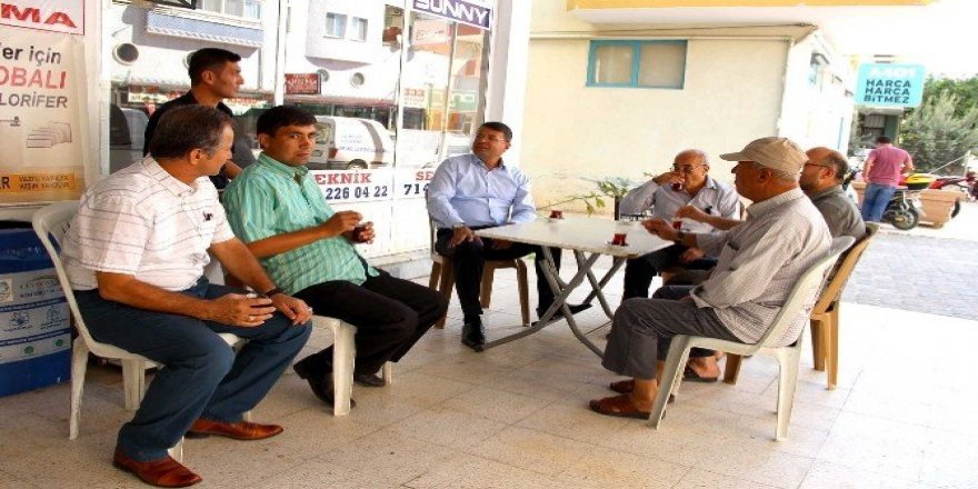 Başkan Turgut esnafın sorunlarını dinledi