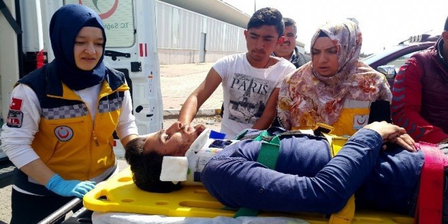 Aksaray’da otomobiller çarpıştı: 2 yaralı