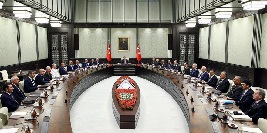 MGK, Cumhurbaşkanı Erdoğan başkanlığında toplandı