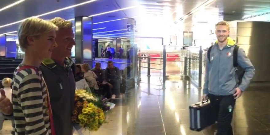 Feyenoord kafilesi İstanbul'da