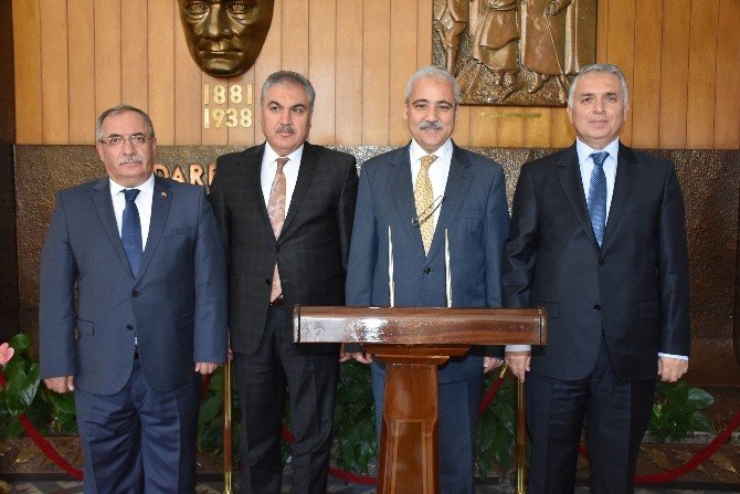 Vali Güvençer, 3 ilin valisini ağırladı