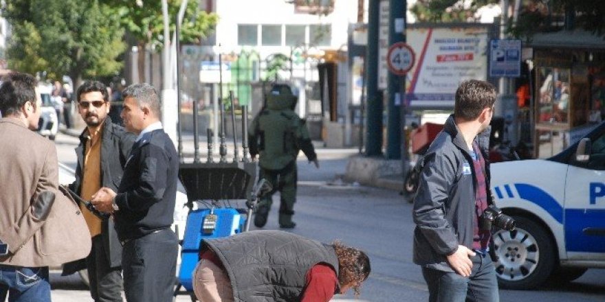 Tokat’ta fünye ile patlatılan çanta boş çıktı