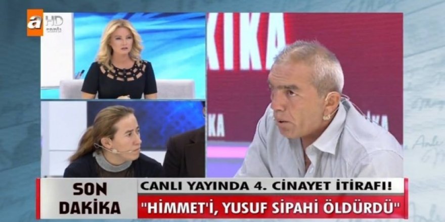 Canlı yayında 4’üncü cinayet itirafı