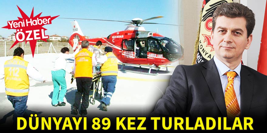 112 Acil dünyayı 89 kez turladı