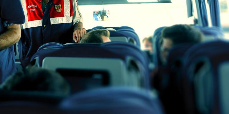 Terörist kadın yolcu otobüsünde yakalandı