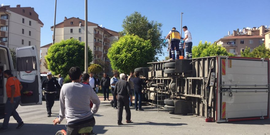Konya'da trafik kazası: 2 yaralı