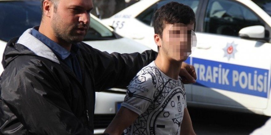 Park halindeki otomobili kundaklayan genç tutuklandı