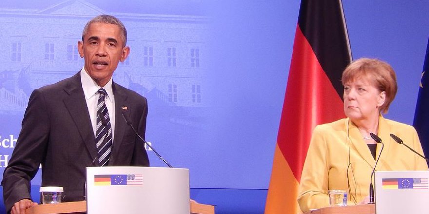 Obama ve Merkel Rusya ile Esed rejimini kınadı