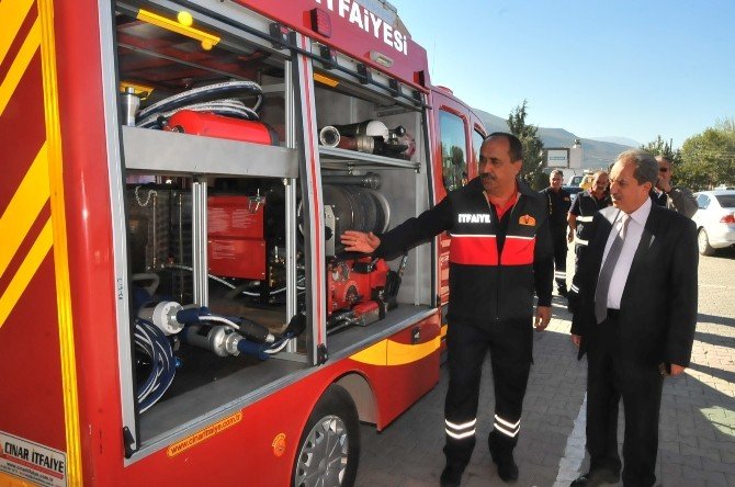 Başkan Akkaya’dan itfayecilere ziyaret