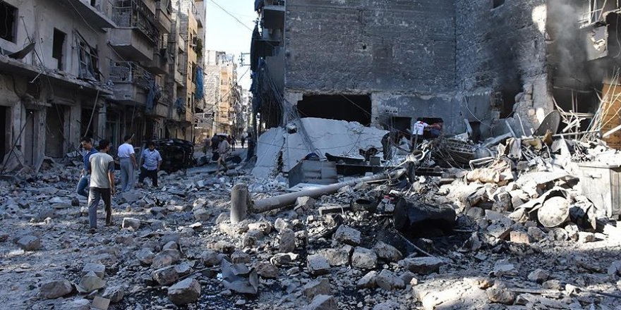 Halep'te 'deprem etkisine' yol açan saldırıda 30 kişi öldü