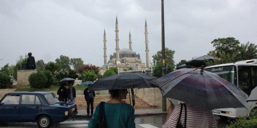 Edirne haftaya yağışlı başlayacak