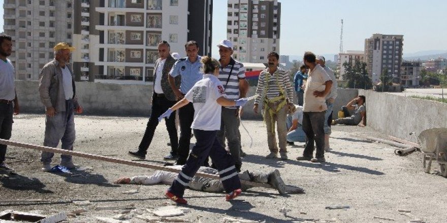 10. kattan düşen inşaat işçisi öldü