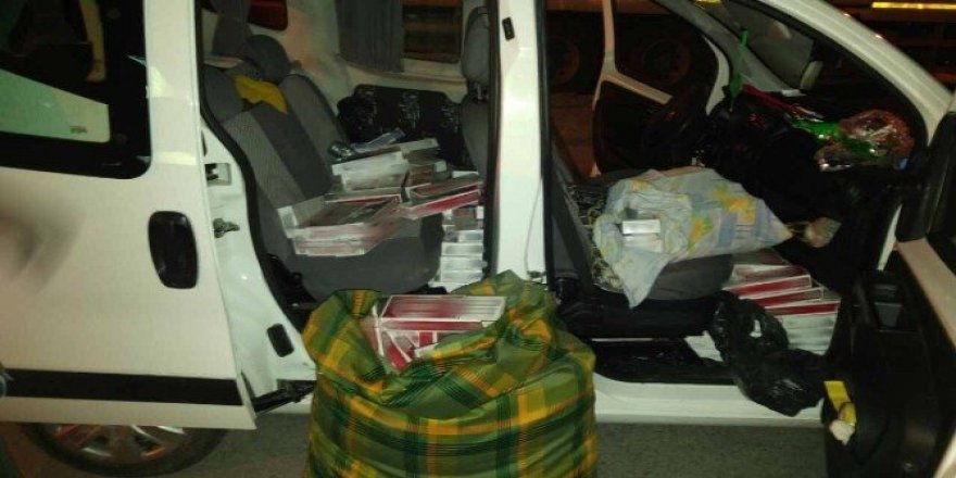 Erzincan’da 6 bin 730 Paket Kaçak Sigara Ele Geçirildi