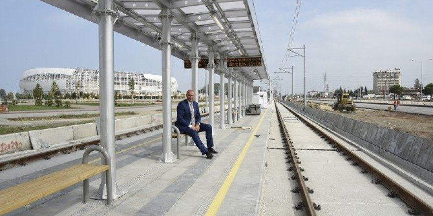 Tekkeköy’de raylı sistem heyecanı