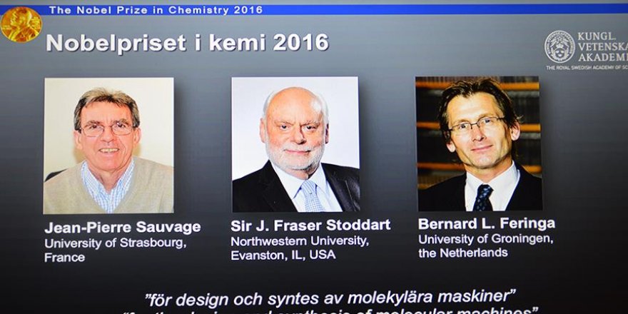 Nobel Kimya Ödülü 'moleküler makineler'e verildi