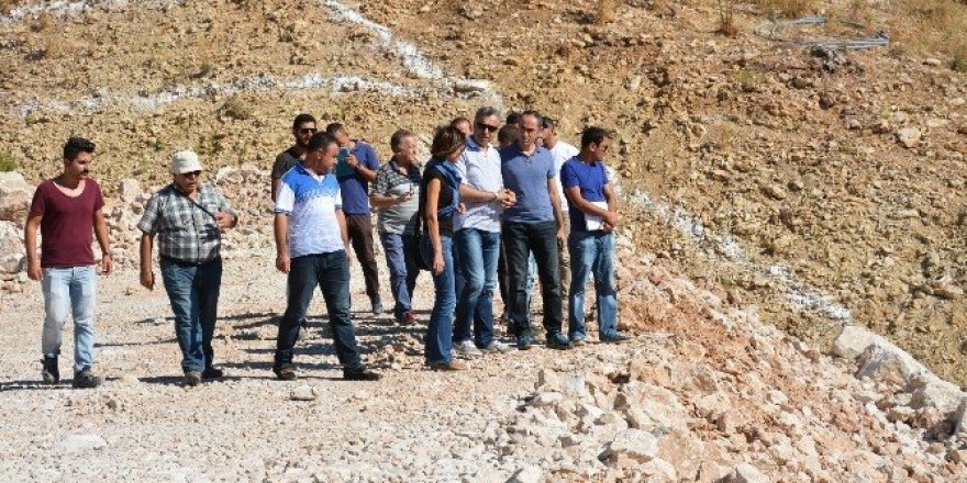 Adrasan Barajı’nda çalışmalar devam ediyor