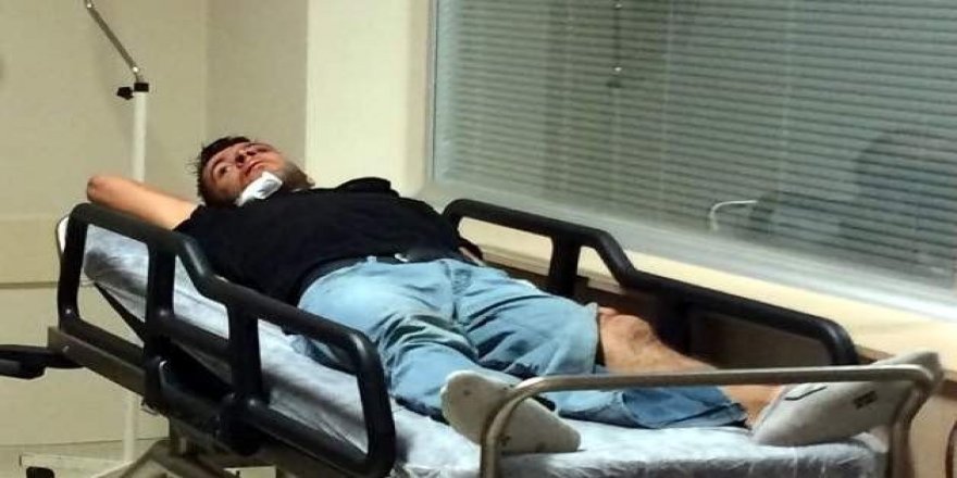 Saldırıya uğrayan genç darp edildi