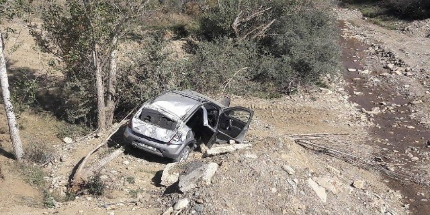 Gümüşhane’de trafik kazası :1 ölü, 3 yaralı