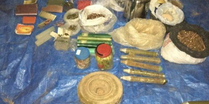 Siirt’te terör örgütüne ait mühimmat ele geçirildi