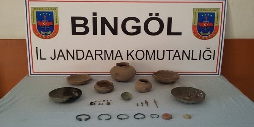 Bingöl’de 27 parça tarihi eser ele geçirildi