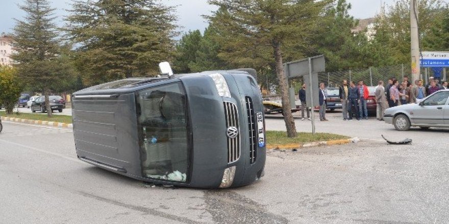 Tosya’da trafik kazası: 1 yaralı