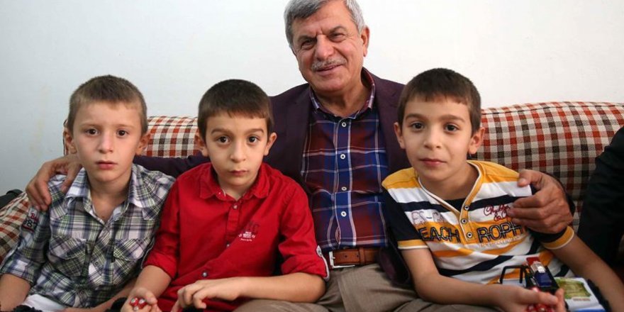 Recep, Tayyip, Erdoğan adlı üçüzler 7 yaşında