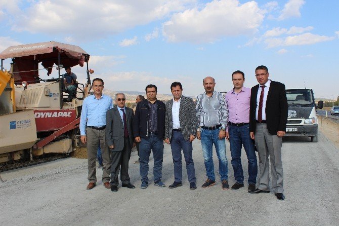 Milletvekili Altunyaldız, yol yapım çalışmalarını inceledi