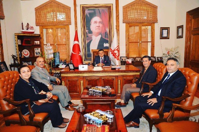 Başkan Yağcı’ya baş sağlığı ziyareti