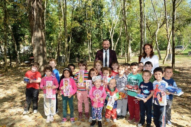 Başkan Doğan, minik öğrencilerle bir araya geldi.