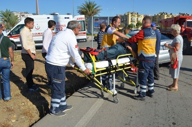 Burhaniye’de kaza ucuz atlatıldı