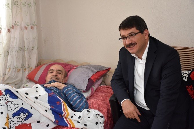 50 yıllık evli çınarlara Başkan Çelik’ten ziyaret