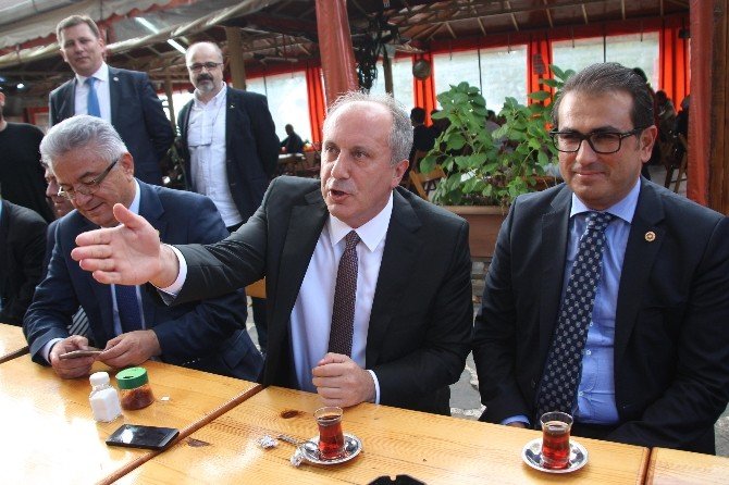CHP’li Muharrem İnce kendisine soru soran gazeteciyi tersledi