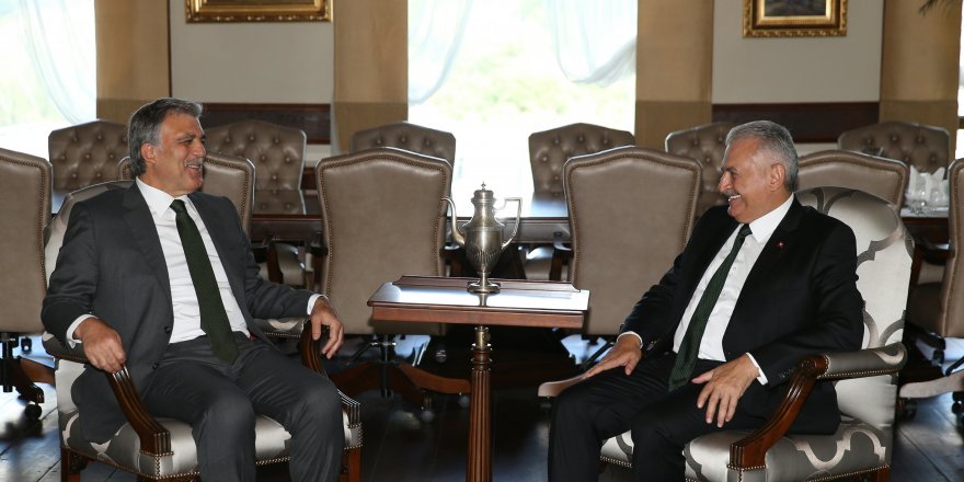 Başbakan Yıldırım'dan Gül'e nezaket ziyareti