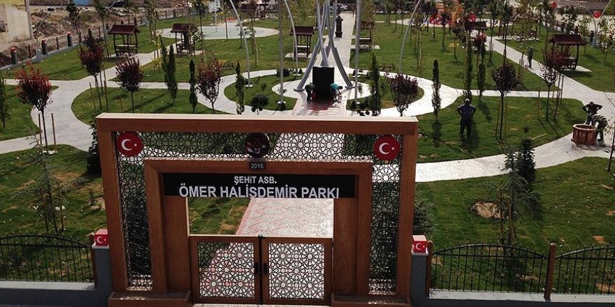 Kahraman şehit Halisdemir'in adı parkta yaşatılacak