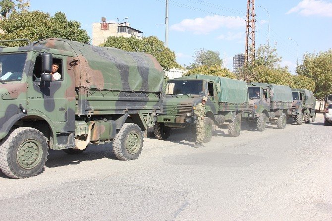 Gaziantep’e asker sevkıyatı