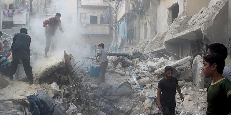 Halep'e hava saldırısı: 49 ölü, 113 yaralı